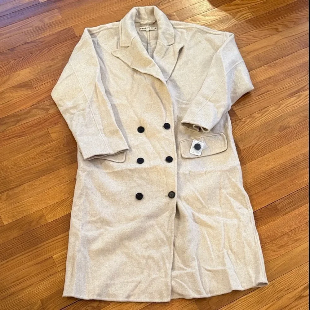 NWT Free People Adore You Wool Coat Size M